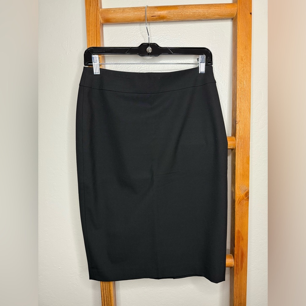 Ann Taylor Elegant Black Pencil Skirt